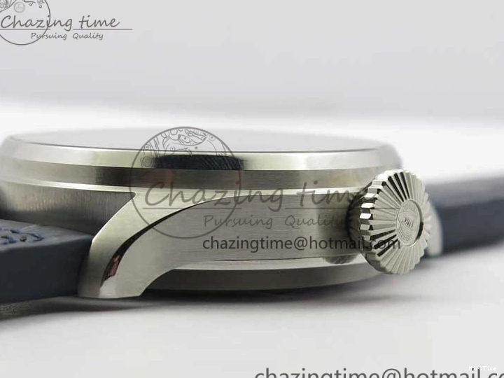 MIROTIME 0124 Supportive Big Pilot IW501008 “Boutique London” SS ZF Best Edition Blue Dial on Blue Leather Strap A 7106